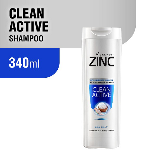 ZINC SHAMPOO CLEAN ACTIVE 340ml